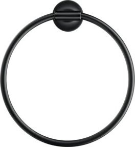 Duravit Handtuchring Starck in Schwarz Matt, Durchmesser: 21 cm - Bild 1