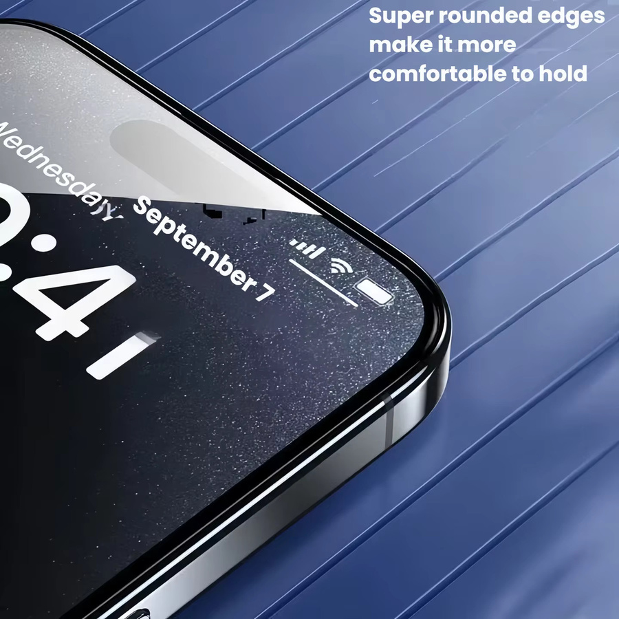 Gorilla Staubfreies Gehäuse Kompatibel mit iPhone 17 Pro, iPhone 16 Pro und iPhone 15 Pro mit Vollbild-Displayschutz aus gehärtetem Glas, Bruchsicher und Staubdicht, Transparent - Bild 5
