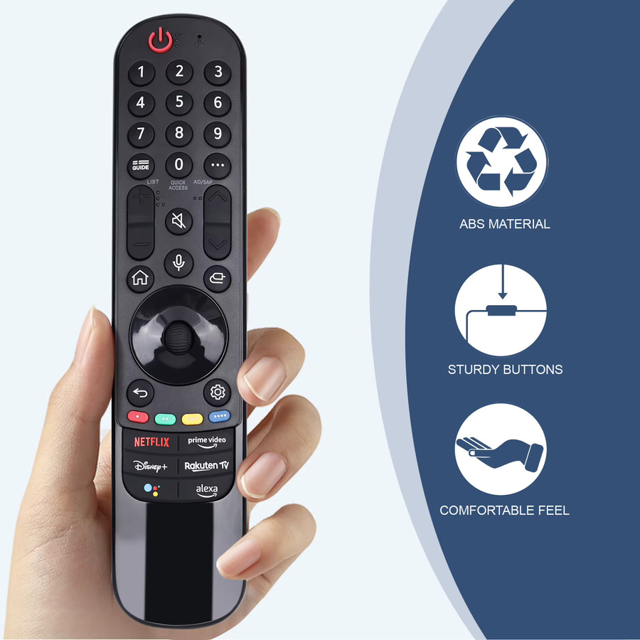Universelle LG Magic Remote Control Fernbedienung für LED OLED LCD 4K 8K UHD Smart TV, Farbe: Schwarz - Bild 6