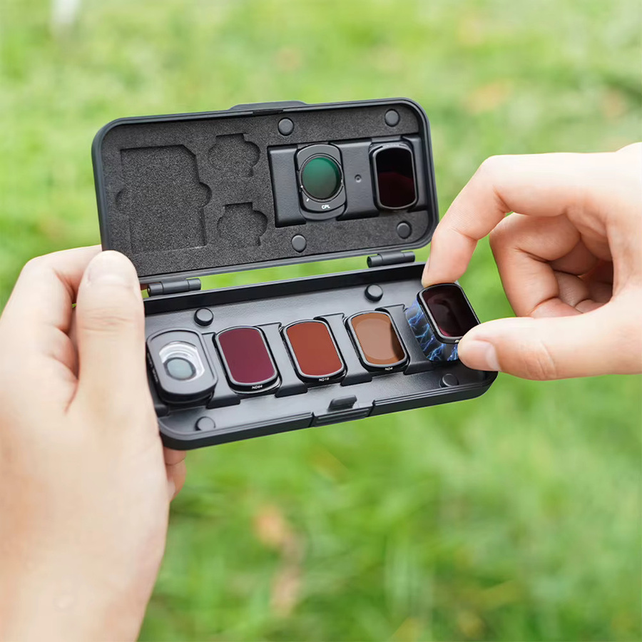 DJI Filteretui für Osmo Pocket 3, stoßfeste Tragetasche und Aufbewahrungsetui, Schwarz - Bild 3