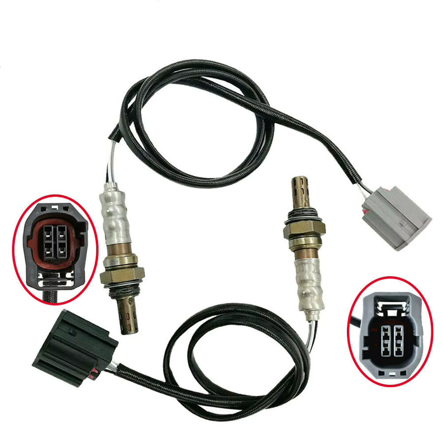 2er-Set WEIDA AUTO PARTS O2 Sauerstoffsensor für Mazda 5 und Mazda 3, 4-Draht-Ausführung, Ersatzteil 234-4396 und 234-4390 - Bild 2