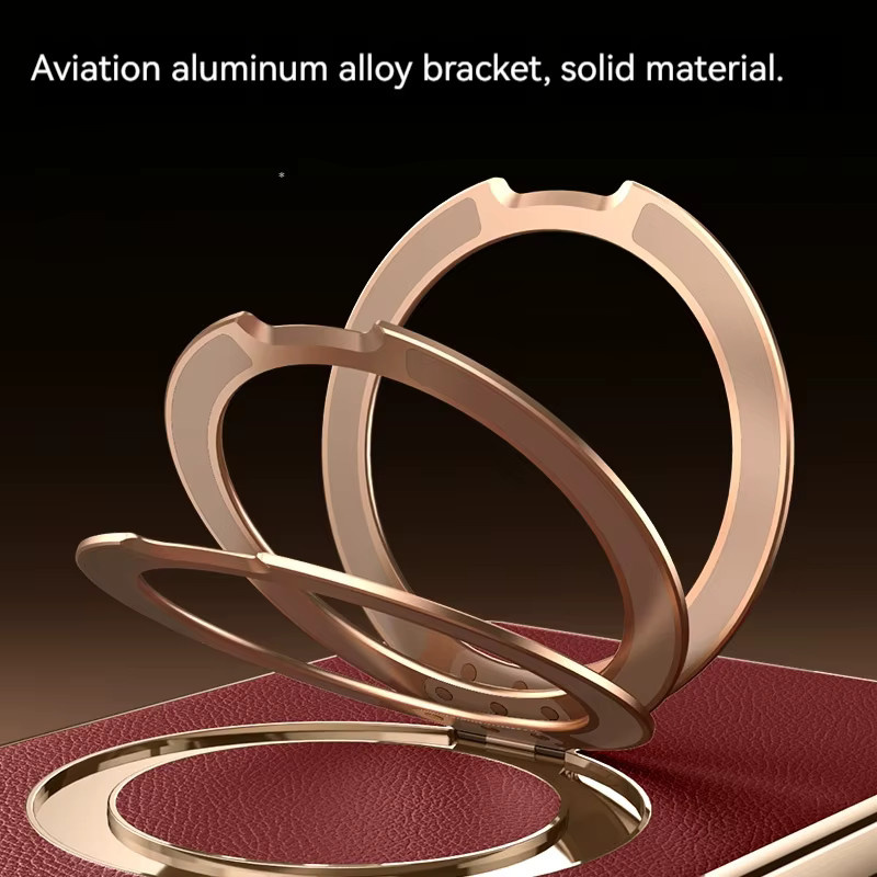 Magnetische Business-Lederhülle für Samsung Galaxy S26 Ultra in Schwarz mit Metallhalterung und kabelloser Ladefunktion - Bild 2