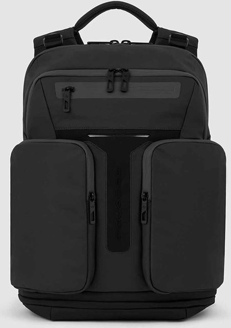 Piquadro Hìdor LED Laptop-Rucksack mit 15,6 Zoll Laptopfach und wasserdichter Tasche in Schwarz - Bild 1
