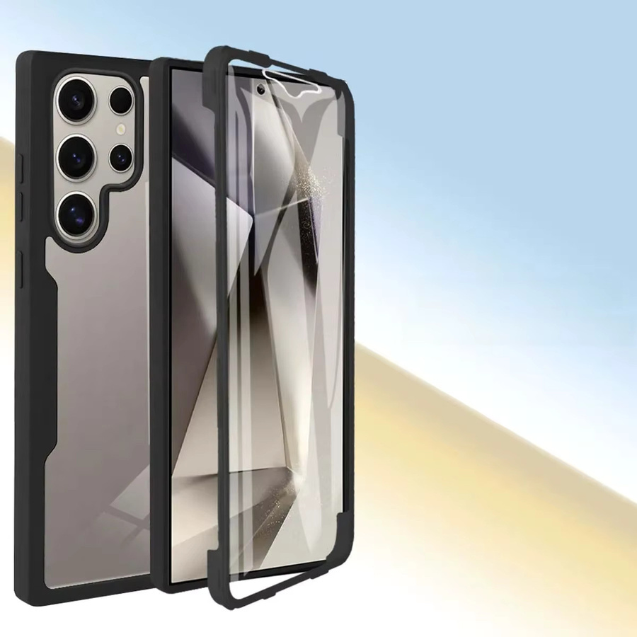 Samsung Handyhülle Anti Shock und Anti Fall 360 Grad Schutz Transparent für S25 S24 S23 Plus Ultra S23FE - Bild 5