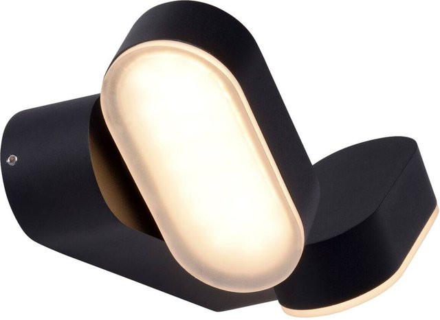 Näve LED Außenwandleuchte Motus III Schwarz B/H/T: 10 x 5,4 x 23 cm - Bild 2