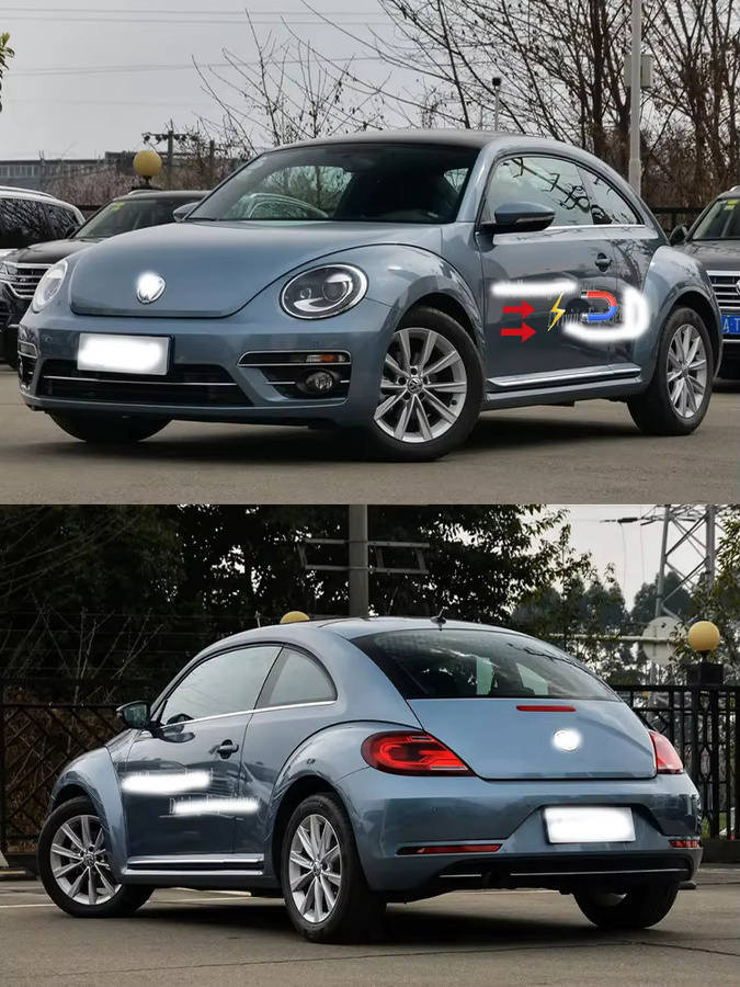 ZJCGO Automatisches elektrisches Soft-Close Türschließer System für Volkswagen VW Käfer Magginolino Fusca A5 OEM Plug and Play - Bild 7