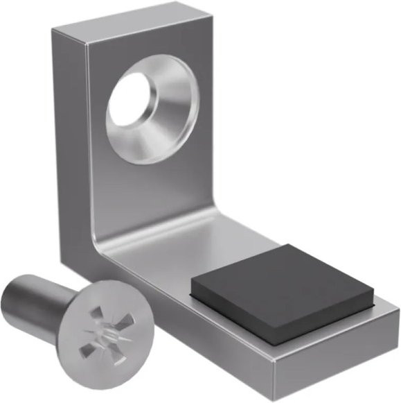 GroJa Stützwinkel-Set Ambiente aus Edelstahl in Silber - Bild 1