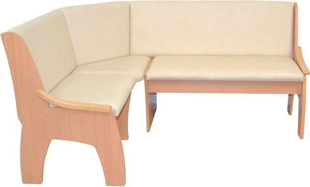 Möbel direkt online Eckbank Maren in moderner Ausführung B/T/H: 125 x 165 cm - Bild 1