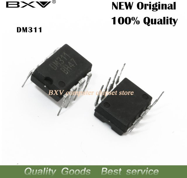 10 Stück dm311 fsdm311 LCD Management Chip DIP-8 Original IC in Schwarz - Bild 1