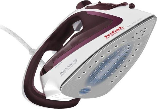 Tefal Easygliss Plus FV5714 Dampfbügeleisen in Weiß und Bordeaux mit 2400 W Leistung, Duriliumsohle und Anti-Calc-Funktion - Bild 2