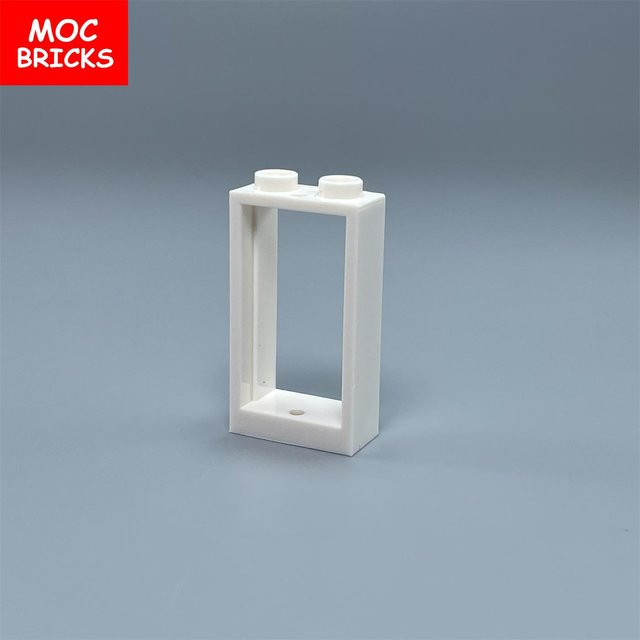 LEGO MOC Steine Fenster 1x2x3 Türrahmen Scheibe, 20-teiliges Set, ab 6 Jahren - Bild 1