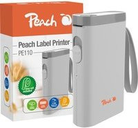 PE110 Etikettendrucker mit Bluetooth und Thermodruck in Peach und Weiß - Bild 1