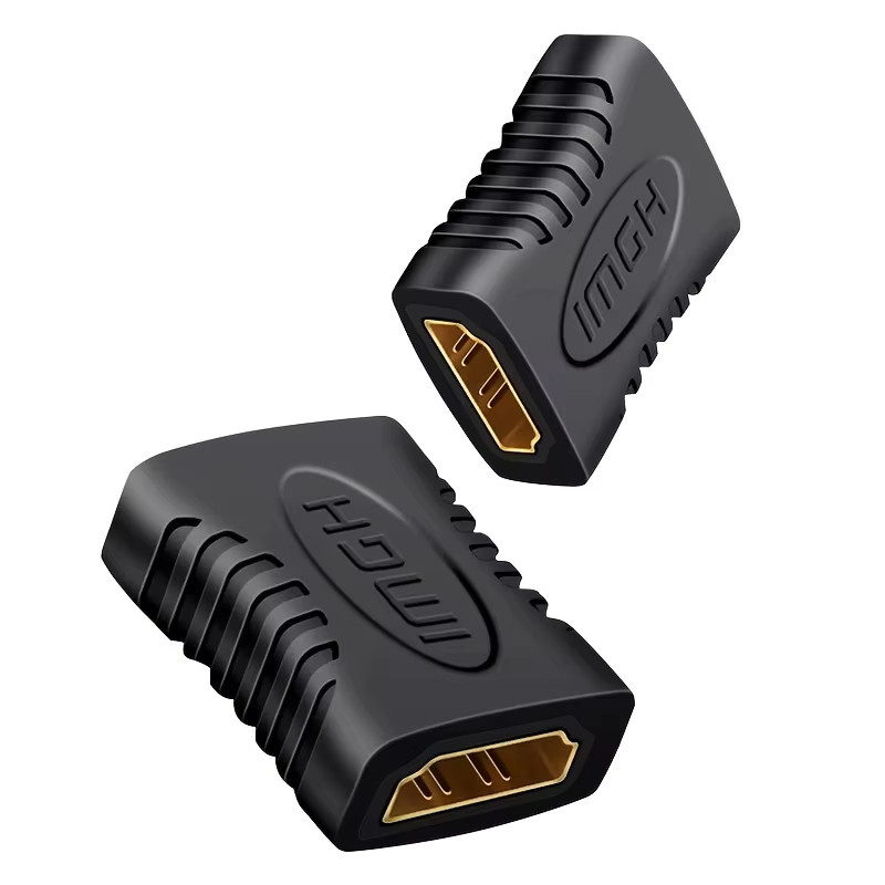 deepartner HDMI Verlängerungsadapter Buchse auf Buchse in Schwarz für Monitor, Laptop, PC und TV - Bild 6