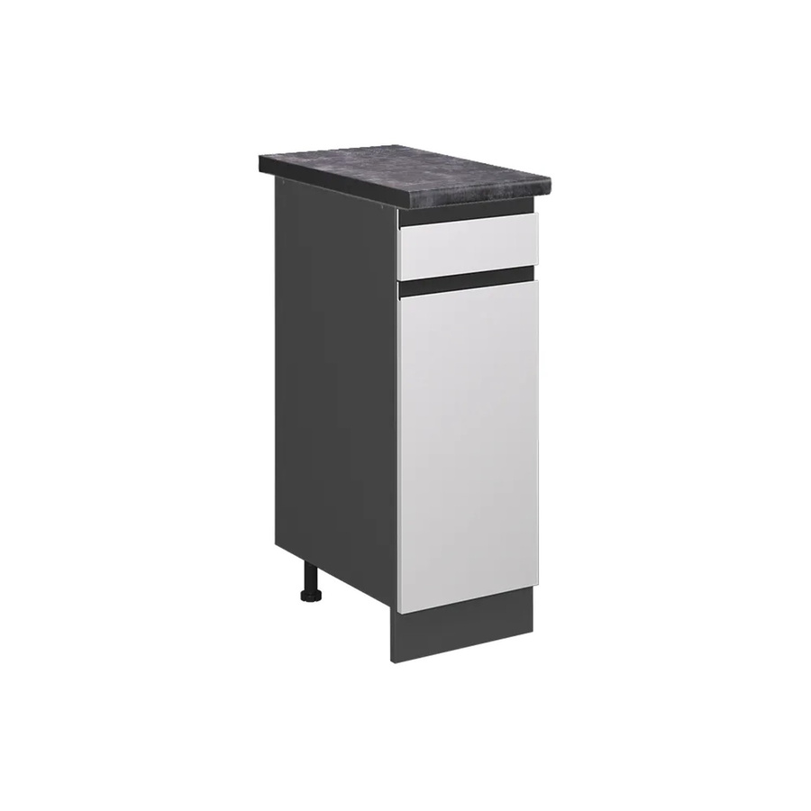 Vicco Küchenunterschrank R-Line Schubladenschrank in Weiß/Anthrazit, Breite: 30 cm - Bild 2
