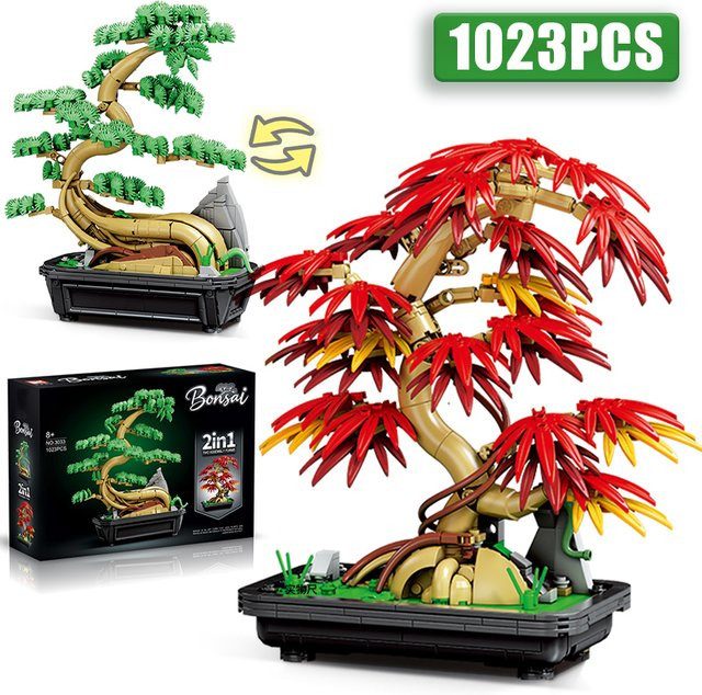 FINGERROCK Gast-Gruß Kiefer Bonsai 2in1, Bausteine, 1.023 Teile, ab 8 Jahren - Bild 1