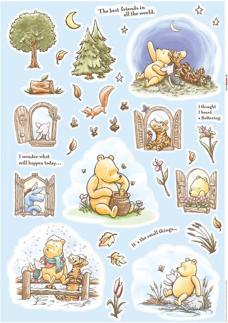 Komar Deko-Sticker Winnie Pooh Adventure, Multicolor, Breite: 50 cm, Höhe: 70 cm - Bild 1