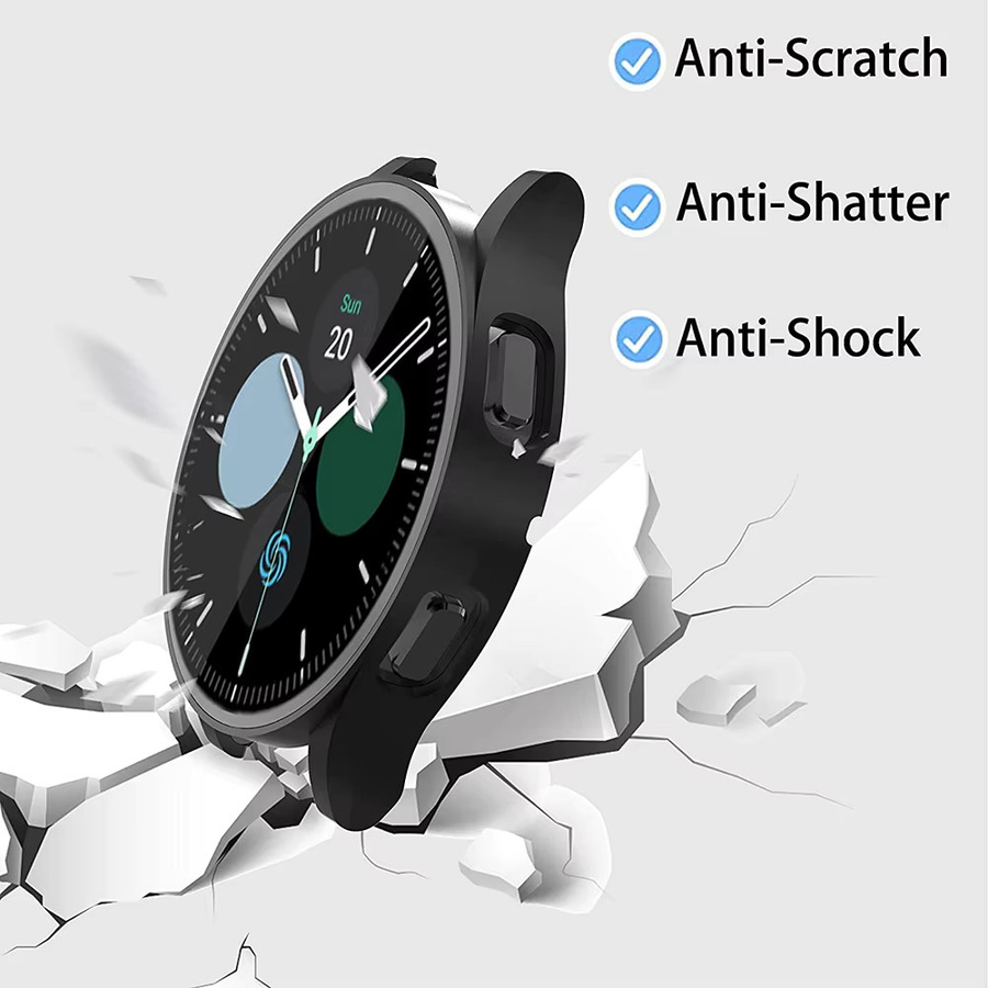 Samsung Schutzhülle für Galaxy Watch 6/5/4, PC Matte, Weiß - Bild 3