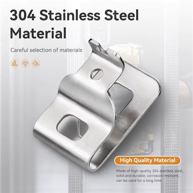 DeWalt Gürtelclip-Haken aus Edelstahl für Bohrschrauber 20V N 268241, Farbe: Silber - Bild 2