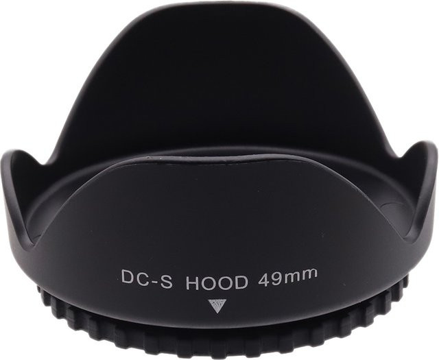 Professionelles Kamera-Gegenlichtblenden-Set in Schwarz mit verschiedenen Größen 49mm bis 82mm in Blütenblattform als Schraubtyp - Bild 1