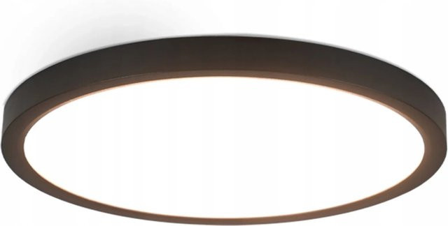 NETTLIFE LED Deckenleuchte aus Kunststoff in Schwarz, Durchmesser: 30 cm - Bild 1