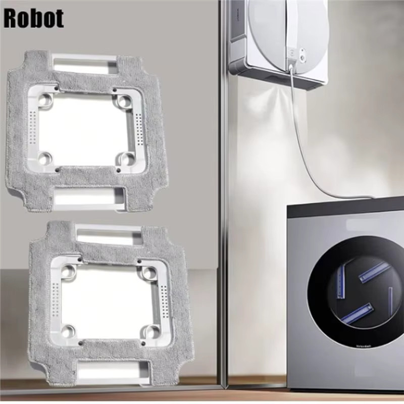 Ecovacs W3 Omni Fensterreinigungsroboter Mopphalter und waschbare Mikrofaser-Wischpads für WINBOT W3 Omni - Bild 3