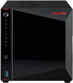 ASUSTOR Nimbustor 4 Gen2 AS5404T NAS-System mit 4 Bays, Quad-Core 2.0GHz, Schwarz - Bild 1