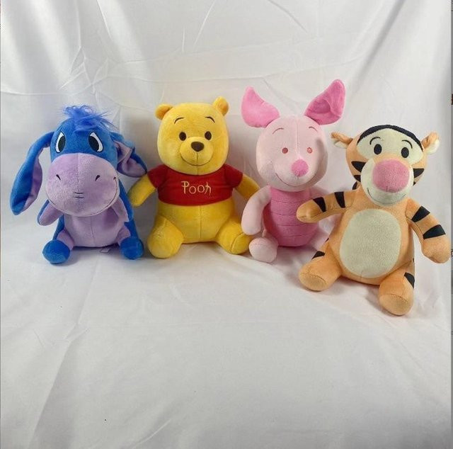 Discover Intime Disney Cartoon-Tier-Plüschtiere, 4-teiliges Set, ab 14 Jahren - Bild 1