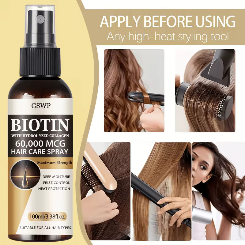 GSWP Biotin Haarpflegespray, 100ml/200ml - Bild 5