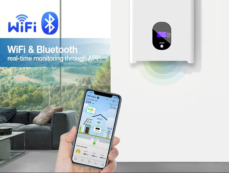 Lithium-Ionen-Phosphat Solarbatterie Lifepo4 Energiespeicher für zu Hause in Blau und Weiß, 51,2 V, 300 Ah - Bild 4