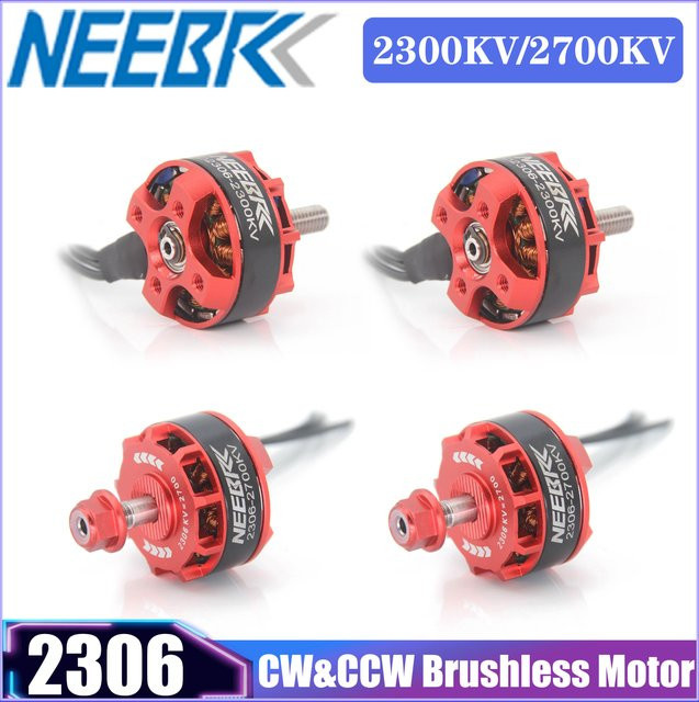 NEEBRC Bürstenloser Motor, 4-teiliges Set, 2CW & 2CCW, für RC FPV Racing Drone - Bild 1