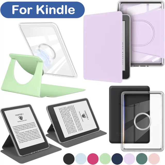 Chamqin-Teen Magnetische Halterungshülle für Kindle Paperwhite Colorsoft 10., 11. und 12. Generation, 6,8 und 7 Zoll, Blau - Bild 1