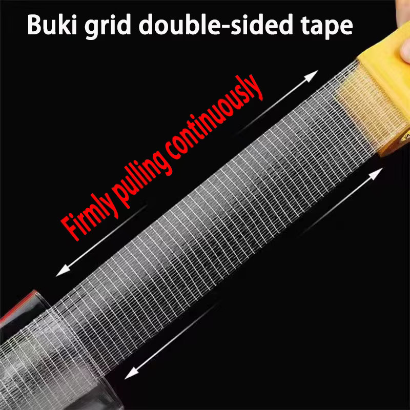 Bu Ji Grid doppelseitiges Klebeband für Wand, Boden und Teppich zur festen Dekoration - Bild 3