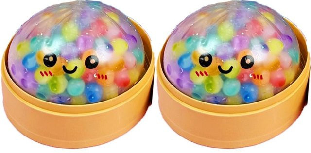A Family Of Home Textiles Regenbogenfarbenes Teigtaschen Squishy Spielzeug, Fidget Ball - Bild 1