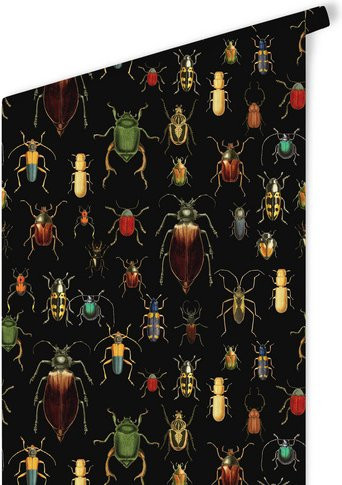 K&L Wall Art Vliestapete Vintage Käfer Retro in Schwarz und Mehrfarbig, matt - Bild 1