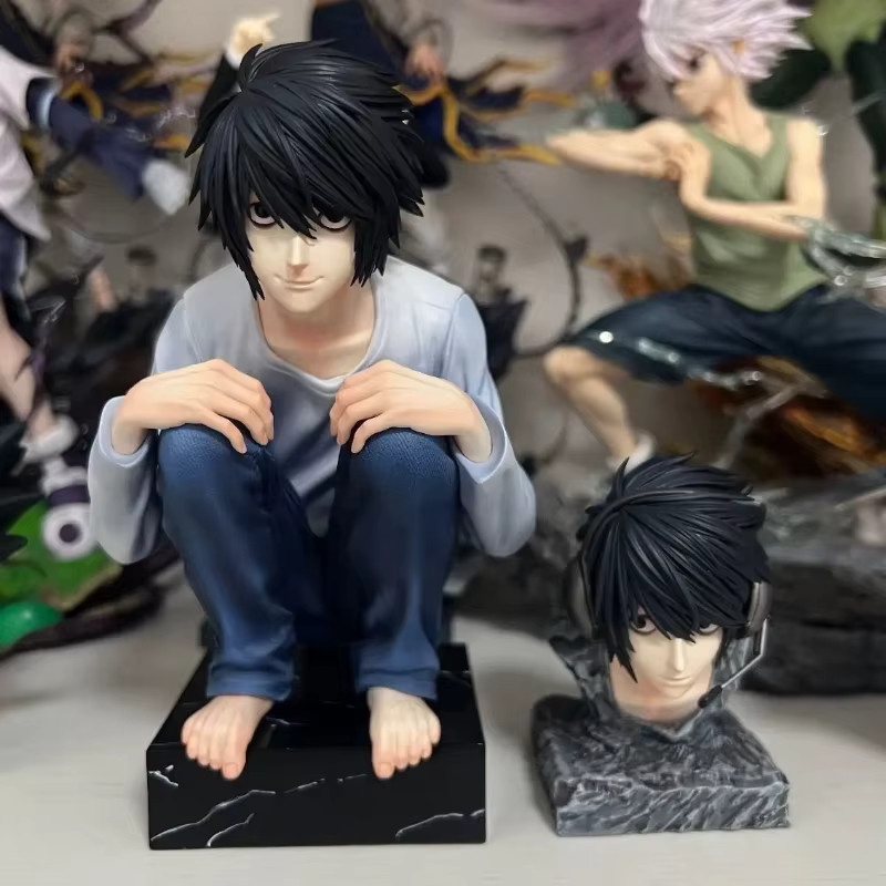 Bandai Death Note L Hockende GK-Figur, Anime-Sammlerfigur, 16cm - Bild 3