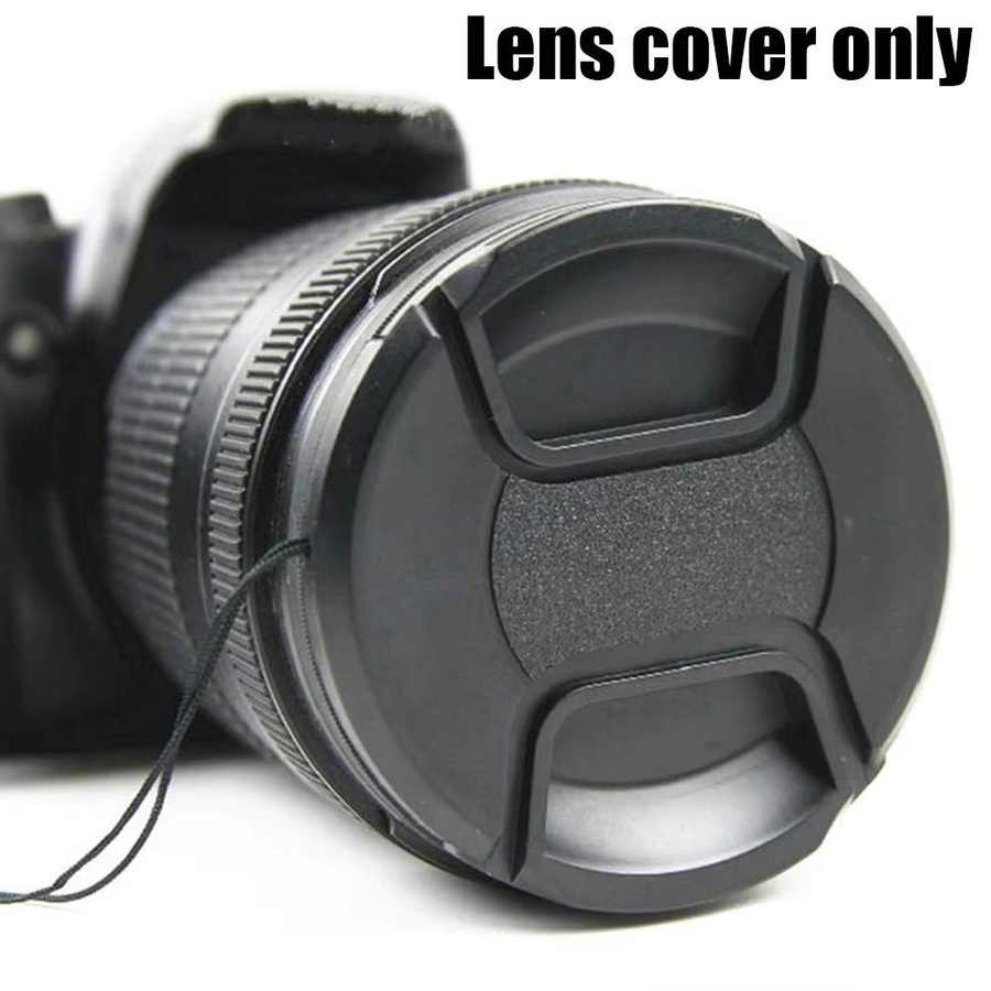 Objektivdeckel Halterung und Abdeckung in Schwarz für Canon, Nikon und Sony Kameras - Bild 6