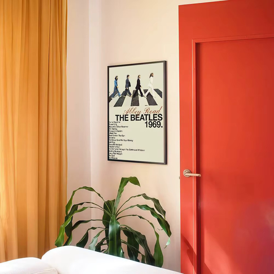 T-The-B-Beatles Rock Band DIY Sticky Poster Wasserdichte Papier Aufkleber für Wandgestaltung in Kaffeehaus und Bar - Bild 3
