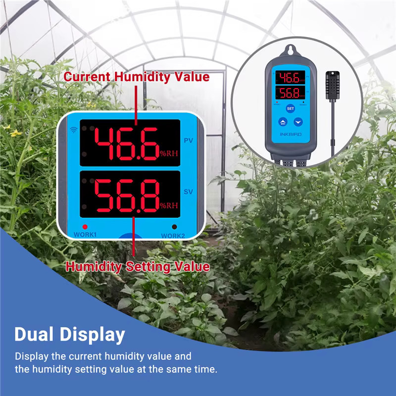 Inkbird ITC-308-WIFI Digitaler Temperaturregler und Feuchtigkeitsregler mit App-Steuerung und WLAN-Funktion - Bild 1