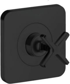 Hansgrohe Axor Citterio E UP-Absperrventil Fertigset in Mattschwarz - Bild 1