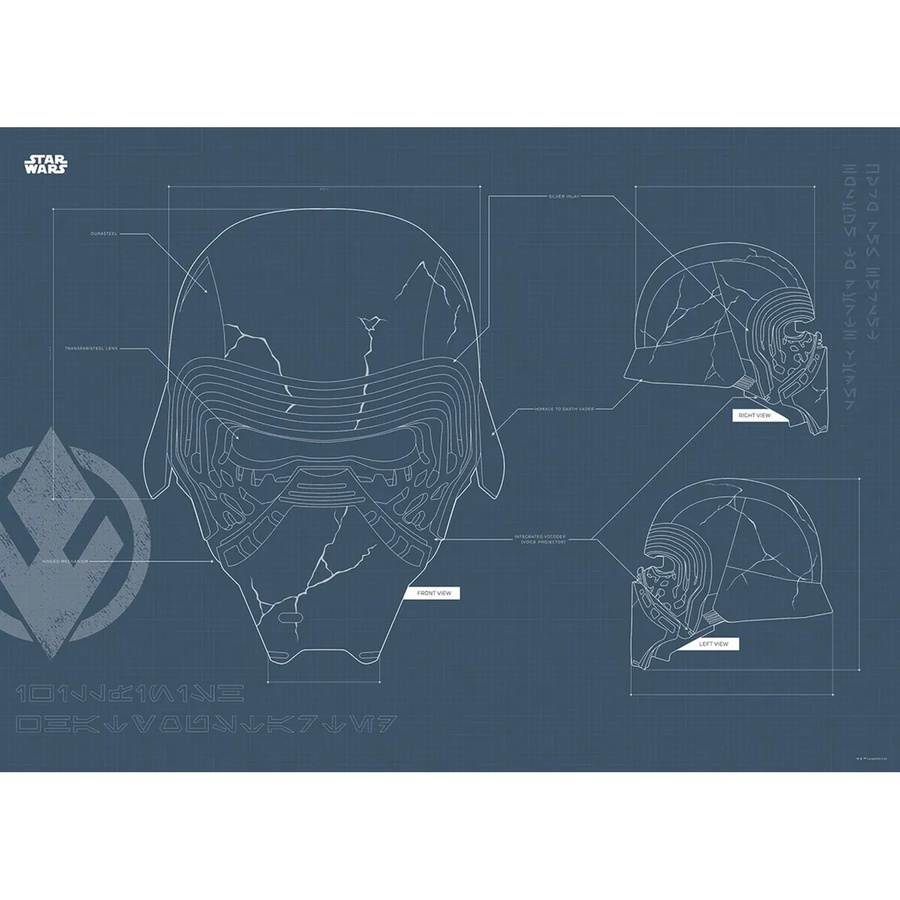 Komar Wandbild Star Wars Helmet Paper Poster B: 70 cm, H: 50 cm - Bild 2