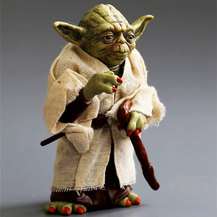 Bandai Star Wars Yoda, Stoff-Actionfigur, Grün - Bild 2