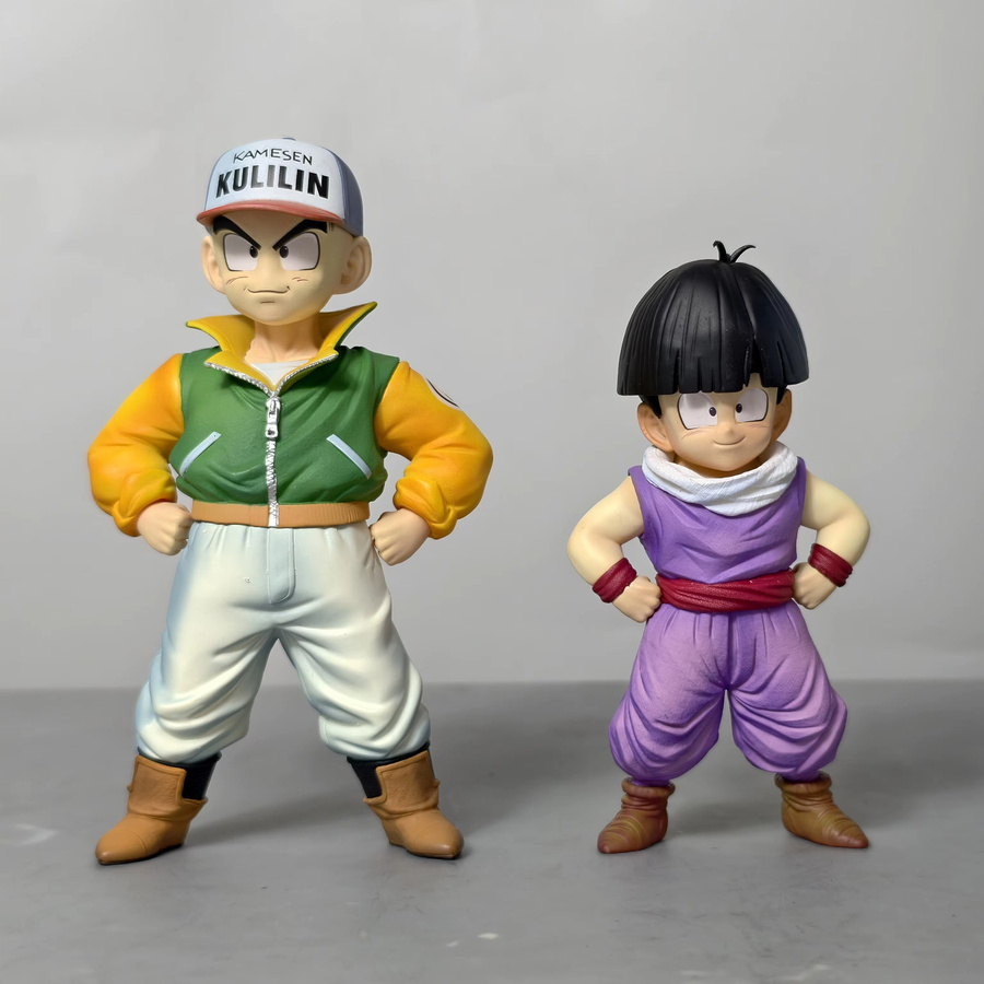 Dragon Ball Krillin Gohan Actionfiguren, PVC-Statue, 13/15cm, Bunt / Mehrfarbig - Bild 2
