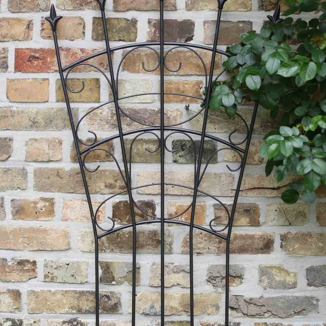 SIENA GARDEN Rankgitter Madison aus Metall in Anthrazit/Schwarz - Bild 1