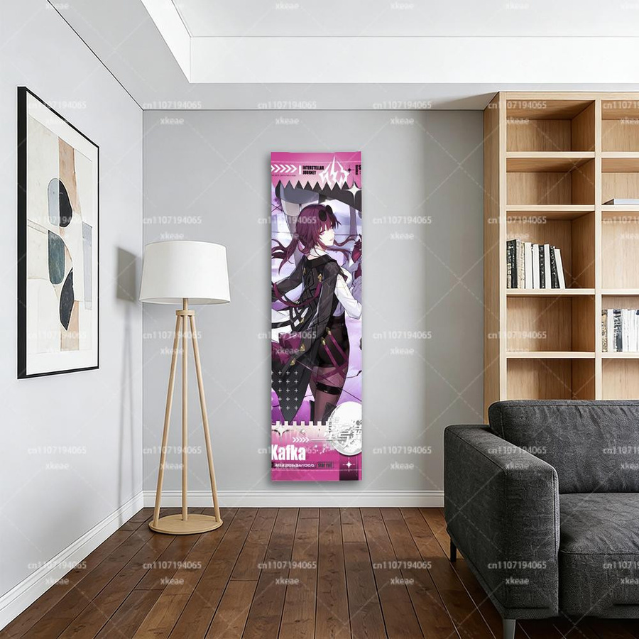 Honkai: Star Rail Kafka Wandbehang Anime Wandbild von JMG Household Supplies, Mehrfarbig, Höhe: 150 cm, Breite: 40 cm - Bild 4