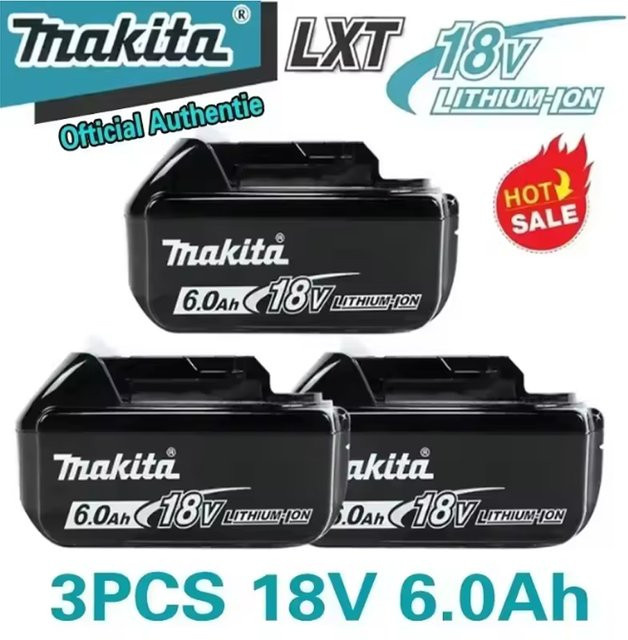 Makita Ersatzakku 18V Li-Ion Akku mit 6000 mAh für BL1860B BL1840 BL1850B BL1850 - Bild 1