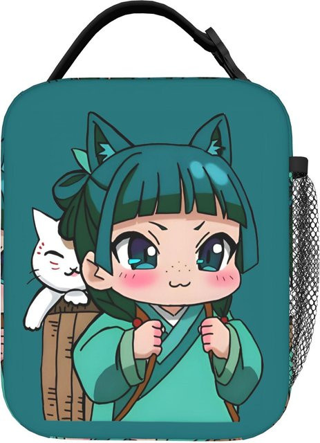 Fancy Style Studio Thermotasche The Apothecary Diaries in Türkis, Isolierte Lunchbox Bento Tasche mit großer Kapazität - Bild 1