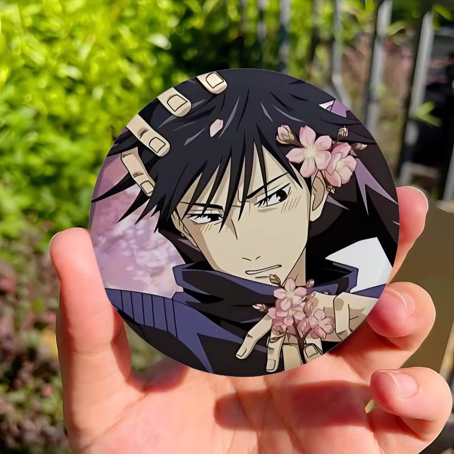Kayou Brosche, F-Fushiguro M-Megumi, Runde Anstecknadel, Cartoon-Idol-Cosplay - Bild 4