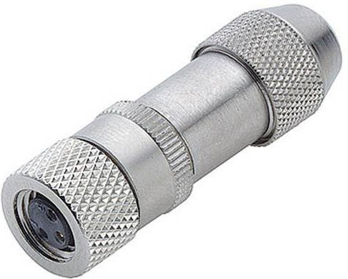 Binder 99-3362-00-04 Sensor-Aktor-Steckverbinder M8 Buchse gerade unkonfektioniert 4-polig silber - Bild 1