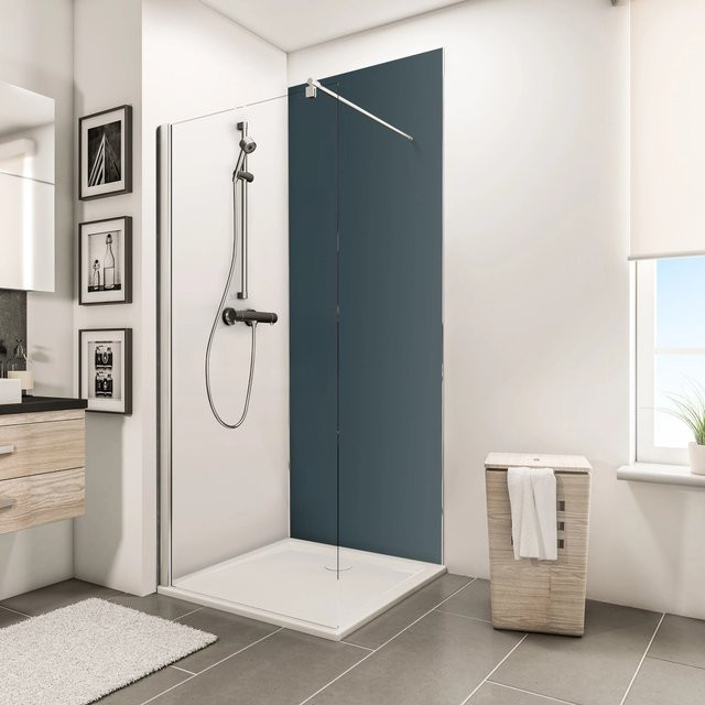 Schulte ExpressPlus Duschrückwand DecoDesign Aluminium Anthrazit B/H: 90 x 210 cm - Bild 1