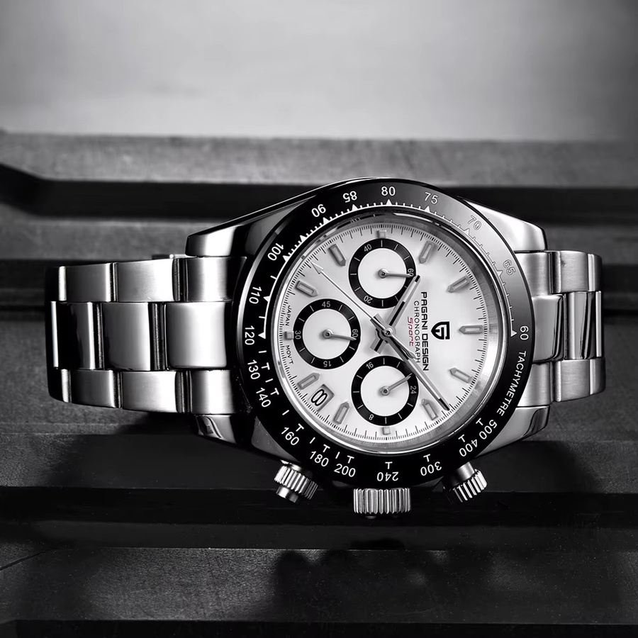 Pagani Design Chronograph, Quarz, Edelstahl, Saphirglas, Herren - Bild 5